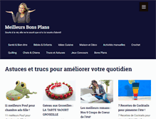 Tablet Screenshot of meilleursbonsplans.com